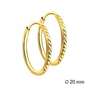 Серьги из лимонного золота МАГНАТ МА 021004Л МА 021004Л фото